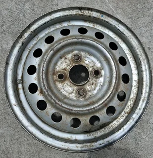 1× 14 Inch 4×100 Steel Rim For Sale R250!