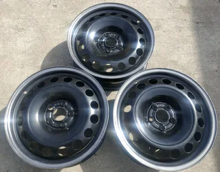 Quick Sales!! 3× 16 Inch 5×112 Steel Rims For Sale R350 Each!