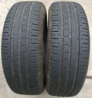 Quick Sale!! 2× 185 65 15 Inch Continental Tyres For Sale R1100 Both Fitted!!!