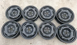 8×14 Inch 5×100 Polo Steel Rims Clearance Sale!!! R300 Each!!