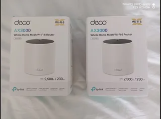 New TP-Link Deco X55- AX3000- 2-pack Mesh Wi-Fi 6  System- Make fair offer.