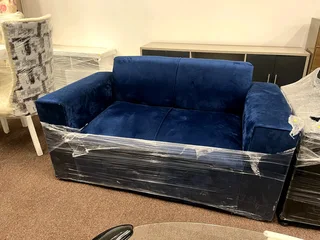Velvet Three 3 Seater Couch ( comes with cleaning kit)