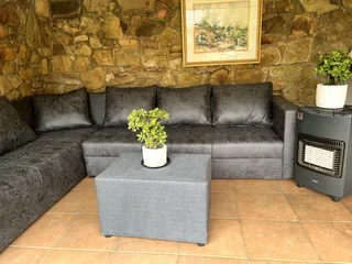 Lodge Upholstered Corner Couch
