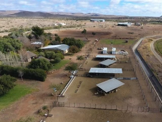 Embrace a tranquil lifestyle with this charming small holding near Lambrechtsdrif, Upington.