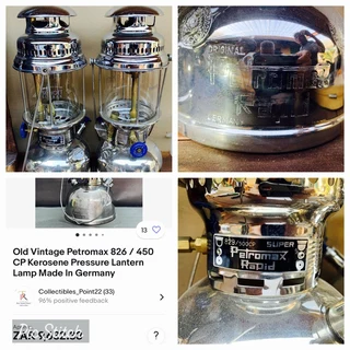 New SS Petromax Rapid camping lamps