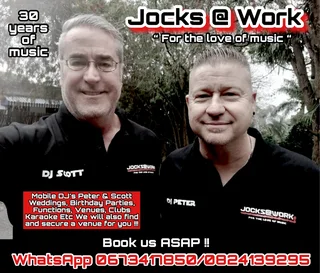 Jocks &#64; Work 2025 “ For the love of music “ With over 30 years experience
