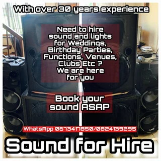 Sound for hire !!!