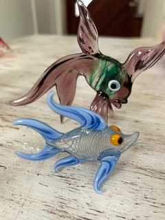 Vintage glass animals