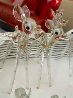 Vintage glass animals