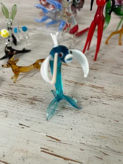 Vintage glass animals