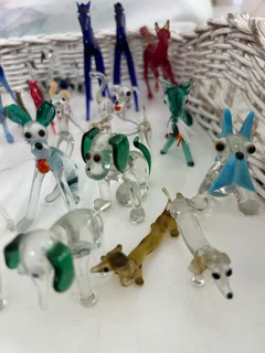 Vintage glass animals