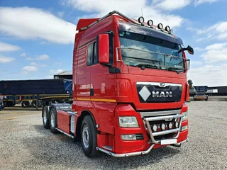 Red 2019 MAN TGX 540