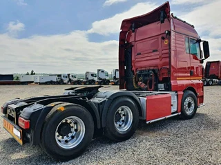 Red 2019 MAN TGX 540