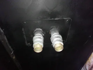 coal stove with built-in water boiler