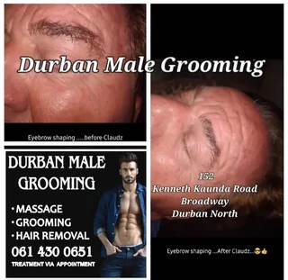 Professional Male Grooming services in Durban North, hair removal treatments, Pelvic hair removal.