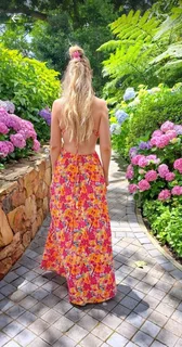 Maxi Summer floral Dress