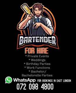 Bartender for hire in East London
