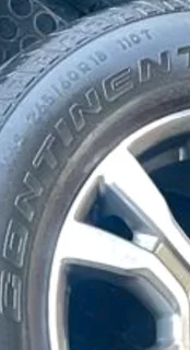 Original OEM Ford Ranger mags and Continental tyres X 4