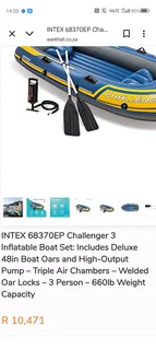 Bargain Buy Intex Challenger 3 Inflatable boat for 3 people