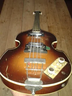 Original Vintage 1966-1967 Höfner 500/1 Violin Bas