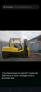 Hyster Diesel Forklift