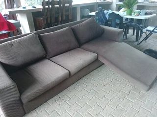 Brown 3 seater couch for sale