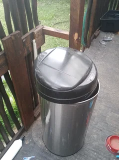 Silver Dustbin for sale