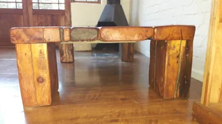 Magnificent railway sleeper coffee table