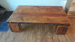 Magnificent railway sleeper coffee table