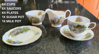 Royal Vale Bone China Tea Set 7382