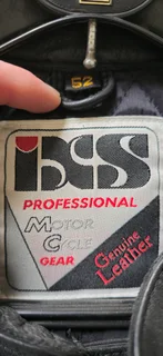 IXS Leather Jacket Size 52