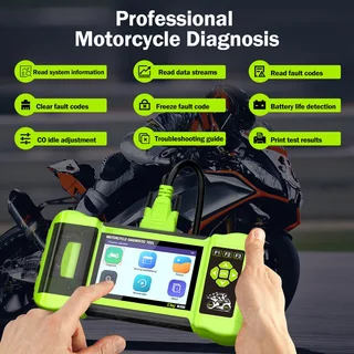 JDiag M300 Motorcycle Diagnostic Scanner Data Fault Read