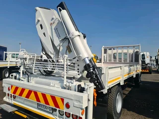 2007 Hino 500 Series 13.237 Dropside Truck with  Pesci 12Ton Crane