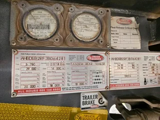 2018 SA TRUCK BODIES SUPER LINK FLAT DECK