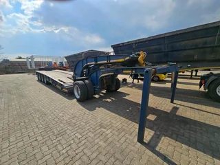 2017 Paramount Quad Axle Slope Deck With Single Axle Dolly