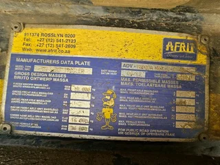 2012 AFRIT SUPERLINK TAUTLINER TRAILER