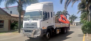 2020 UD QUESTER GWE440 6x4 DROPSIDE TRUCK WITH FASSI 30T CRANE