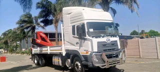 2020 UD QUESTER GWE440 6x4 DROPSIDE TRUCK WITH FASSI 30T CRANE