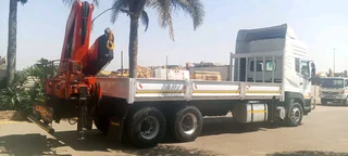 2020 UD QUESTER GWE440 6x4 DROPSIDE TRUCK WITH FASSI 30T CRANE