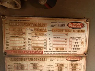 2018 SA TRUCK BODIES SUPER LINK TAUTLINER