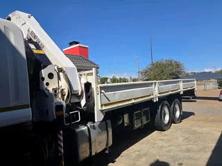2014 ISUZU FVZ1400 DROPSIDE TRUCK WITH HIAB P20000 XL CRANE