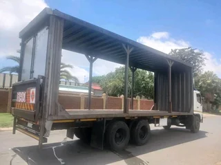 2007 HINO 500 SERIES 15-258 12TON CURTAINSIDE TRUCK