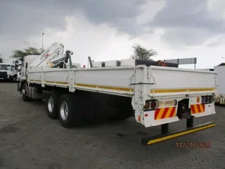 2015 ISUZU FVZ1400 DROPSIDE TRUCK WITH HIAB  P20000 XL CRANE
