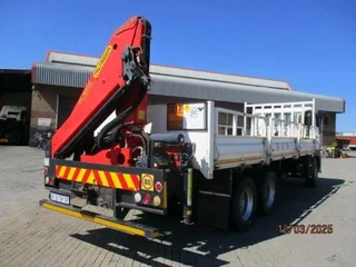 2022 Hino 500 Series 2836 LWB Dropside Truck with Palfinger PK15500 crane