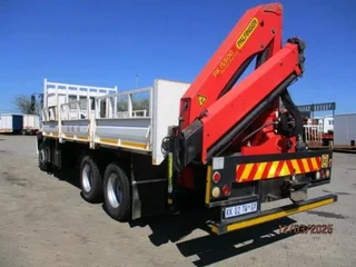 2022 Hino 500 Series 2836 LWB Dropside Truck with Palfinger PK15500 crane