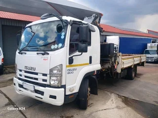 2019 Isuzu F-series Fsr800 Amt 8ton Dropside Truck With Bowman Bc150 15ton Crane
