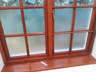 Sandblast vinyl to glass &amp; doors