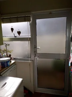 Sandblast vinyl to glass &amp; doors