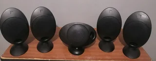 5 KEF satellite speakers