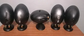 5 KEF satellite speakers